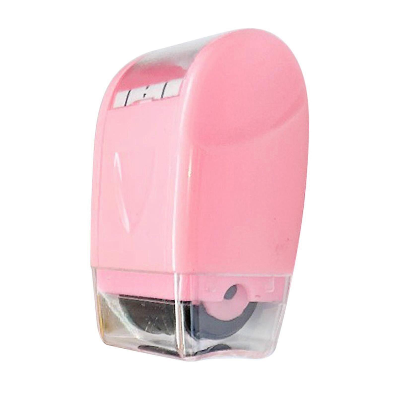 Dashed Handwriting Lines Practice Roller Stamp Teacher Stamp for Home Office Pink