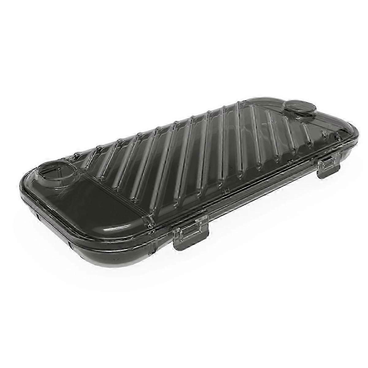 Protective HardShell Case compatible 2 Slim Carrying Box Transparent Black