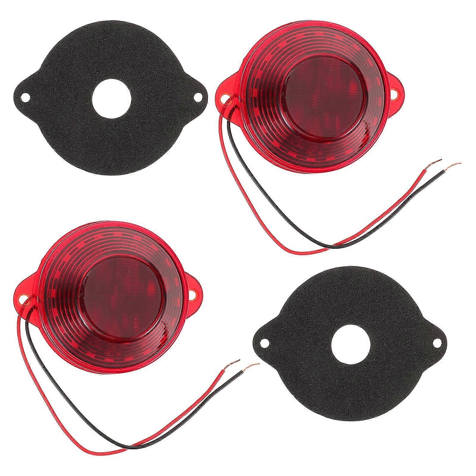 Car Emergency Strobe Lights for Vehicles with Multimode Flashing 2Pcs Red