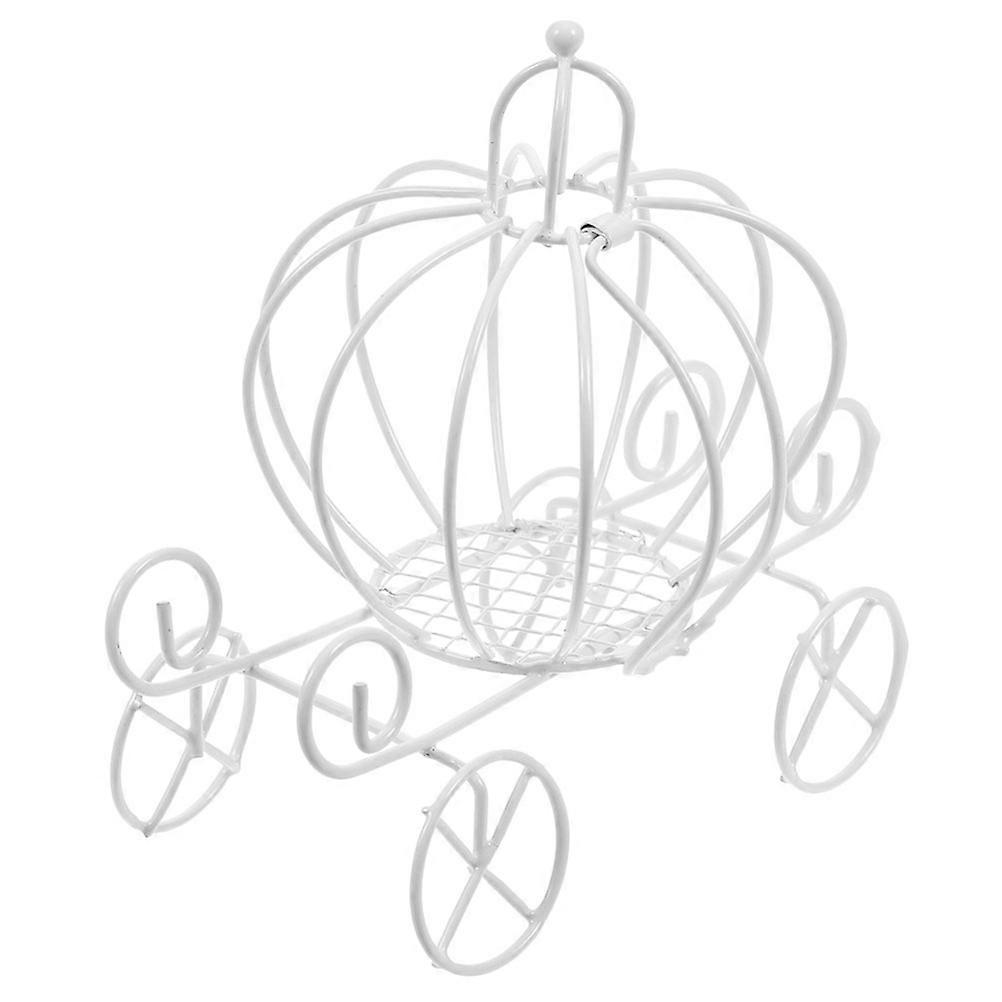 Pumpkin Carriage Candy Box Metal Candy Storage Box for Wedding