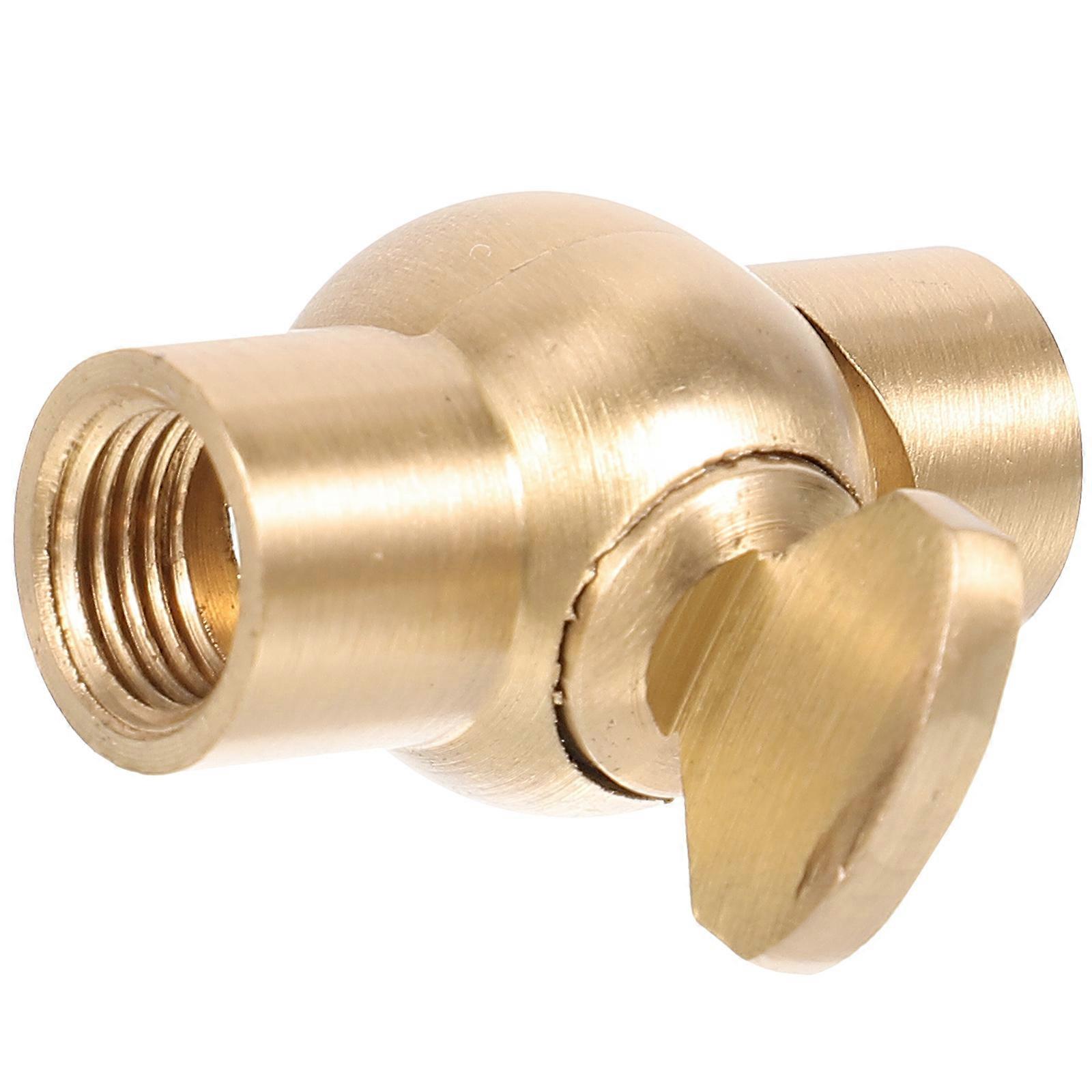 Lamp Adapters Golden Copper Handle Ceiling Adapter for Home 2Pcs