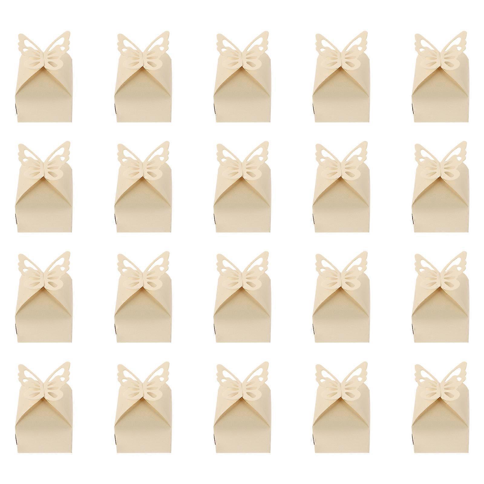 Wedding Candy Box Paper Craft Butterflies for Storage Use 50Pcs Small Gift Boxes
