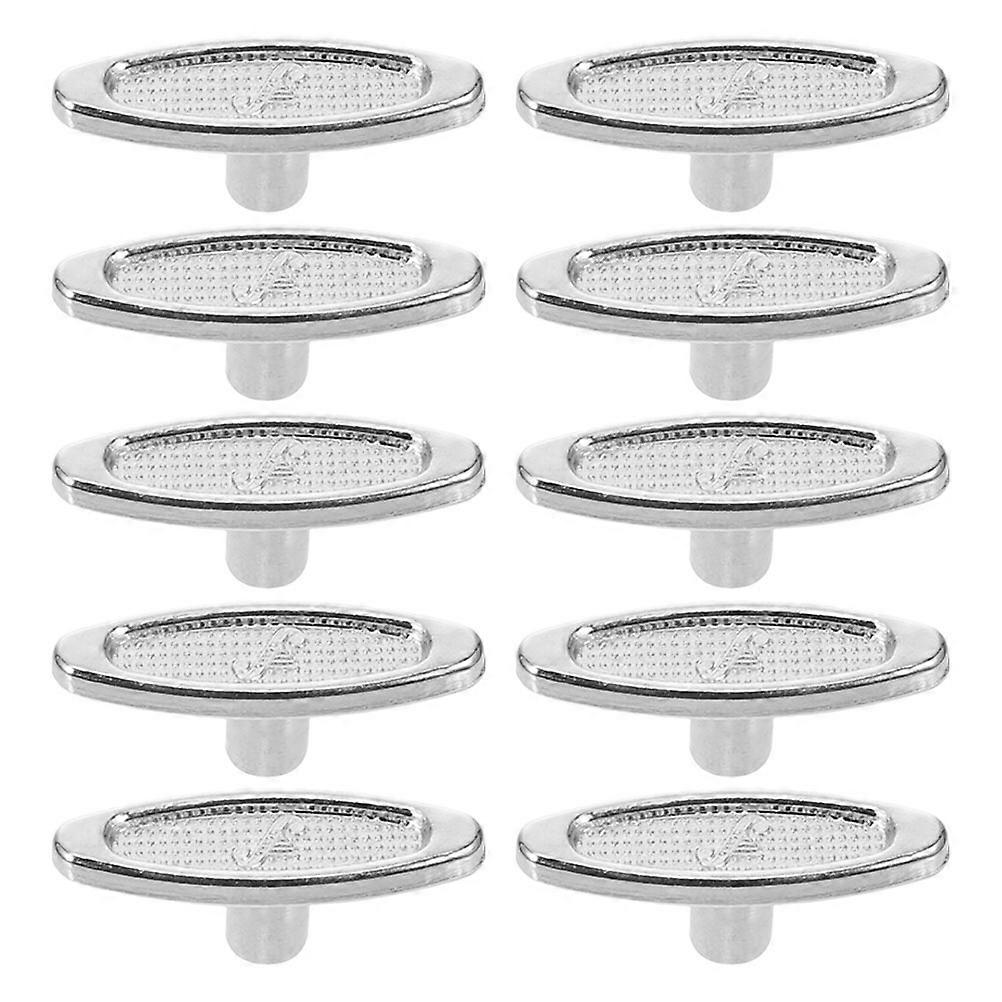 Music Box Winder Keys Silver Metal Replacement for 10Pcs Use