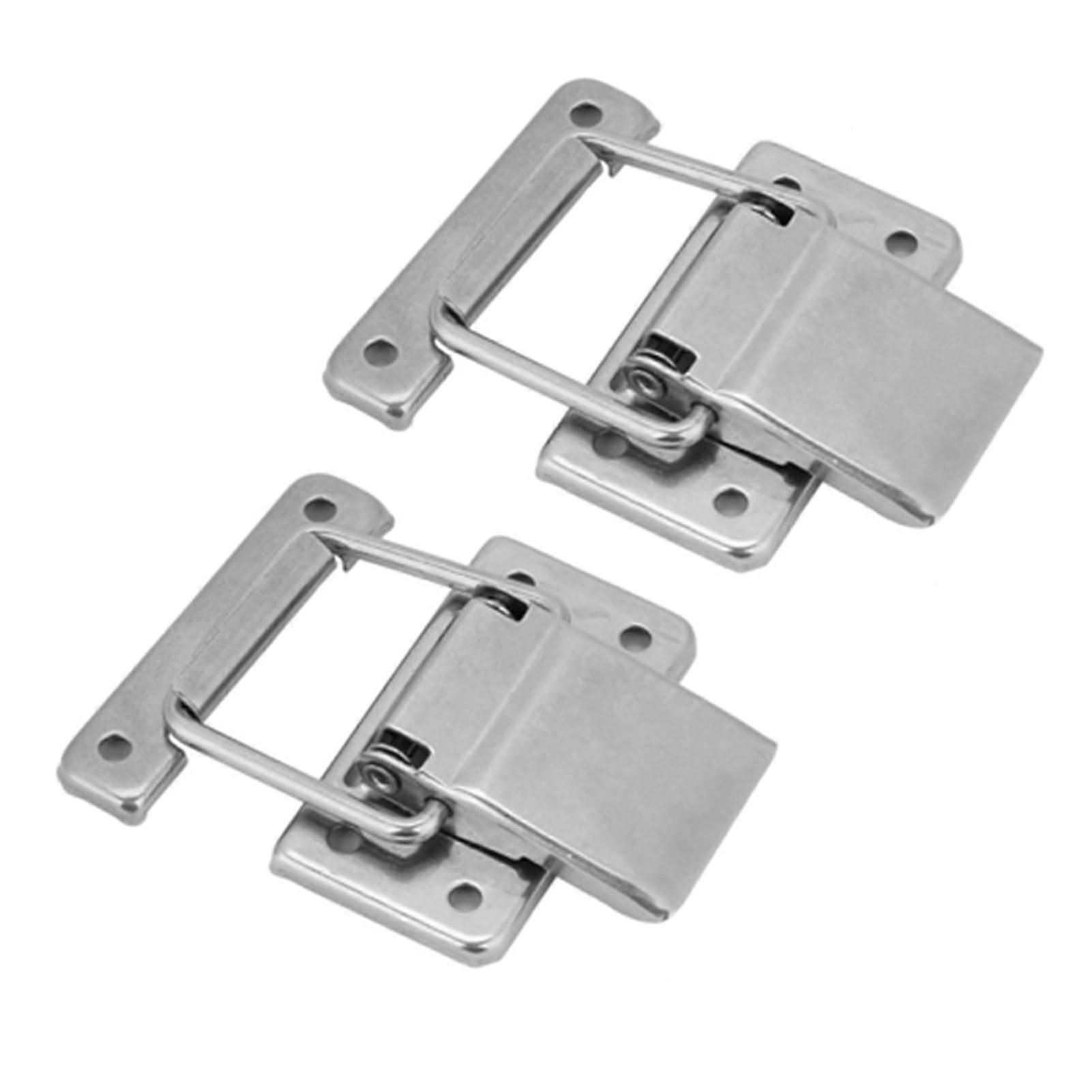 Stainless Steel Spring Loaded Toggle Latch with Secure Lock for Cabinets and Toolboxes