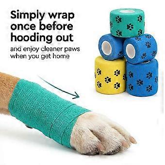 Dog Paw Cover – Self Adhesive Paw Print – for Pet Wound Care