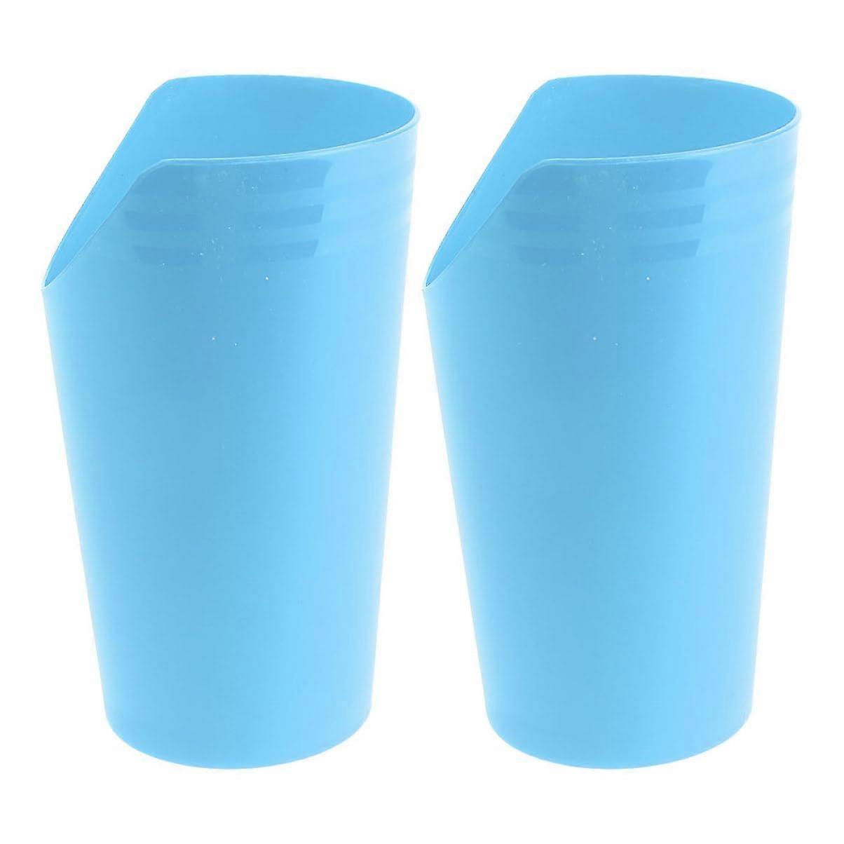 2 Pack Spill Proof Sippy Cups for Elderly with Ergonomic Grip and ControlledFlow Spout