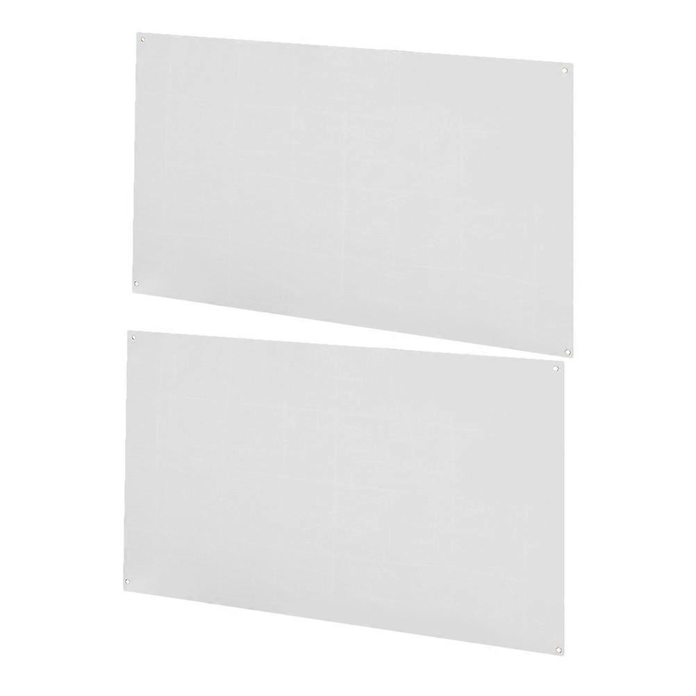 White DIY Blank Garden Flags for Garden Decor 4Pcs Polyester