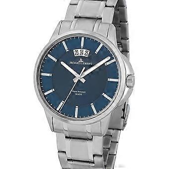 Jacques Lemans Zilver Roestvrij Staal Sydney 1-1540M Herenhorloge