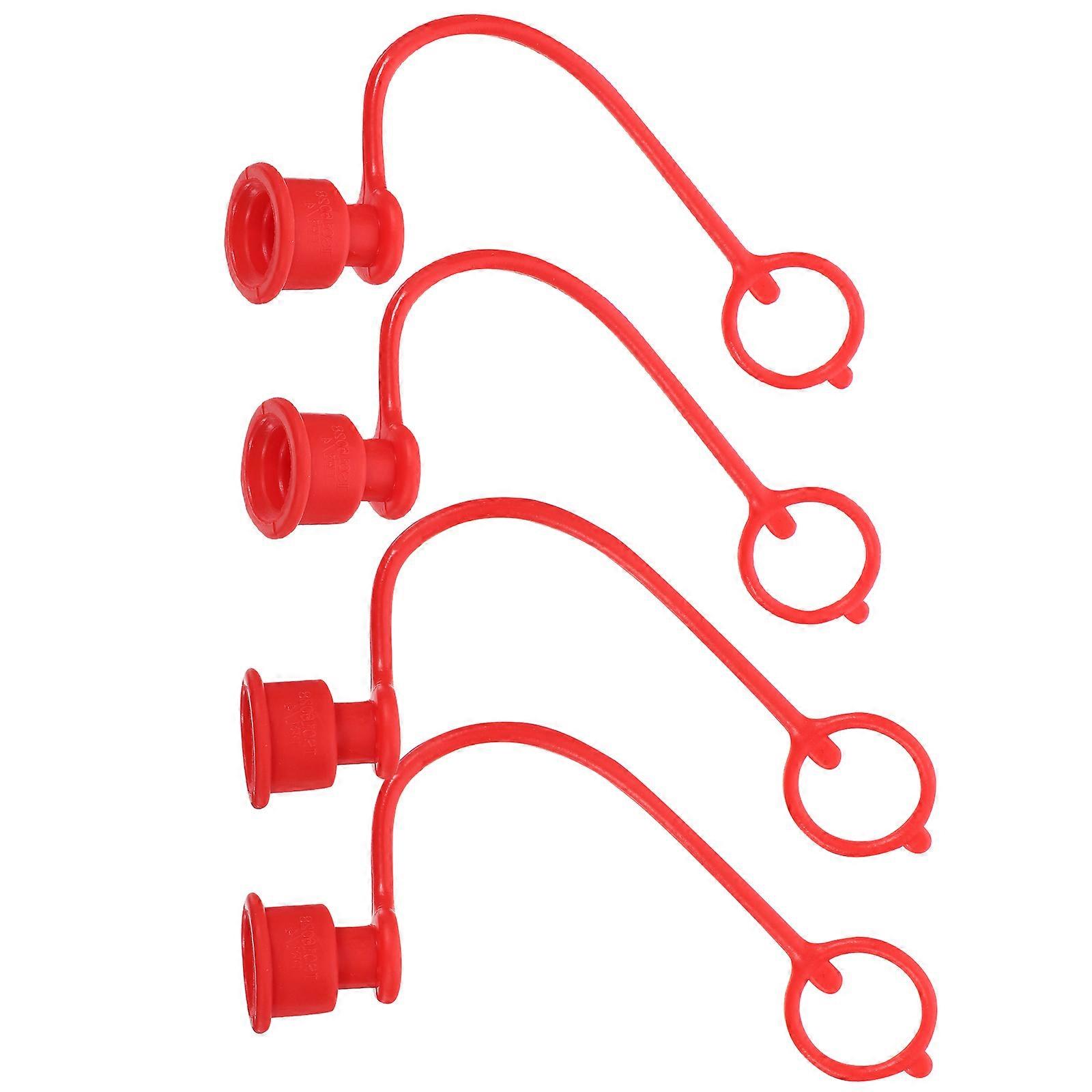 Hydraulic Coupler Covers Quick Coupling Caps for 4Pcs Connector Dust Caps