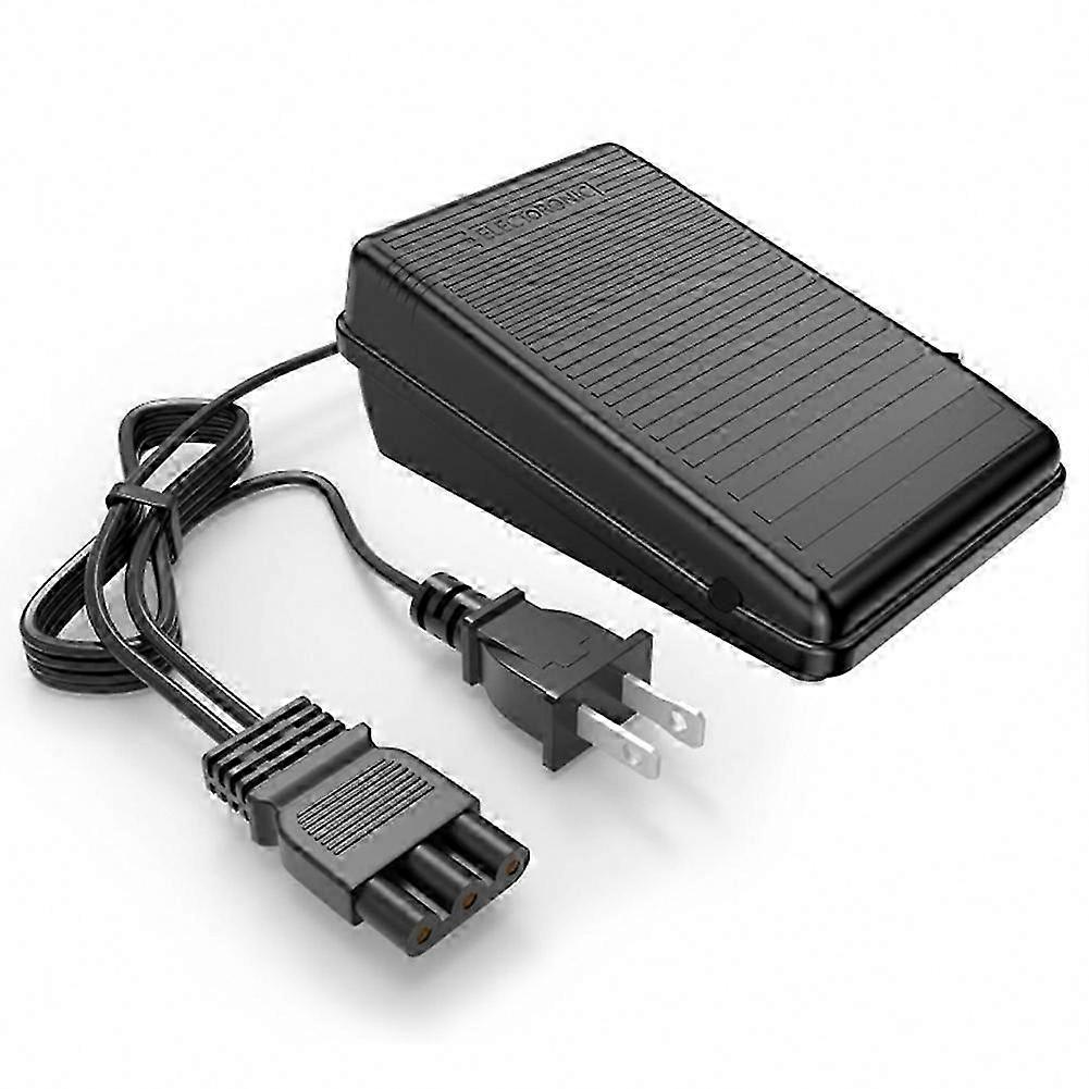 Sewing Machine Foot Pedal Power Cord Replacement with US Plug for Select Models