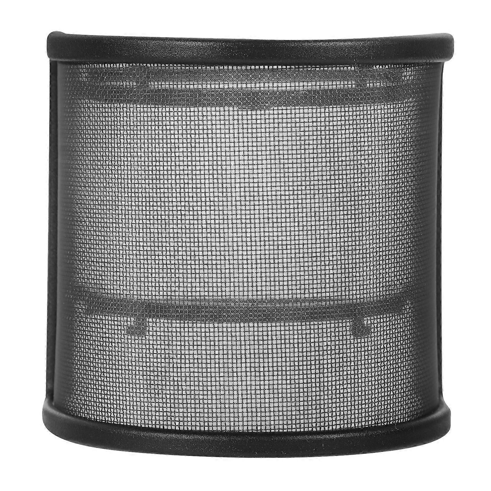 U Shaped Microphone Windscreen Shield Black for Protection