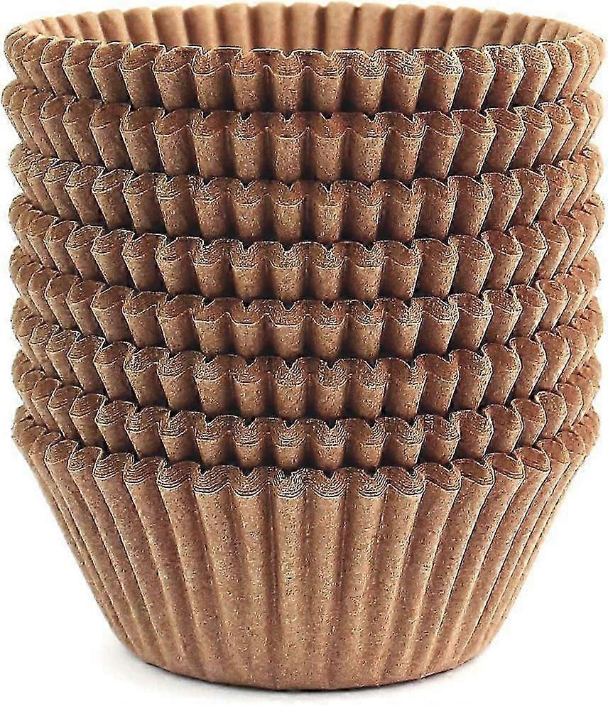 Standard Size Baking Cups Thanksgiving Easter Cupcake Liners 200 pcs (Brown)