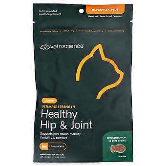 VetriScience, GlycoFlex® Plus, Healthy Hip & Joint, For All Cats, Chicken, 30 Soft Chews, 2.12 oz (60 g)