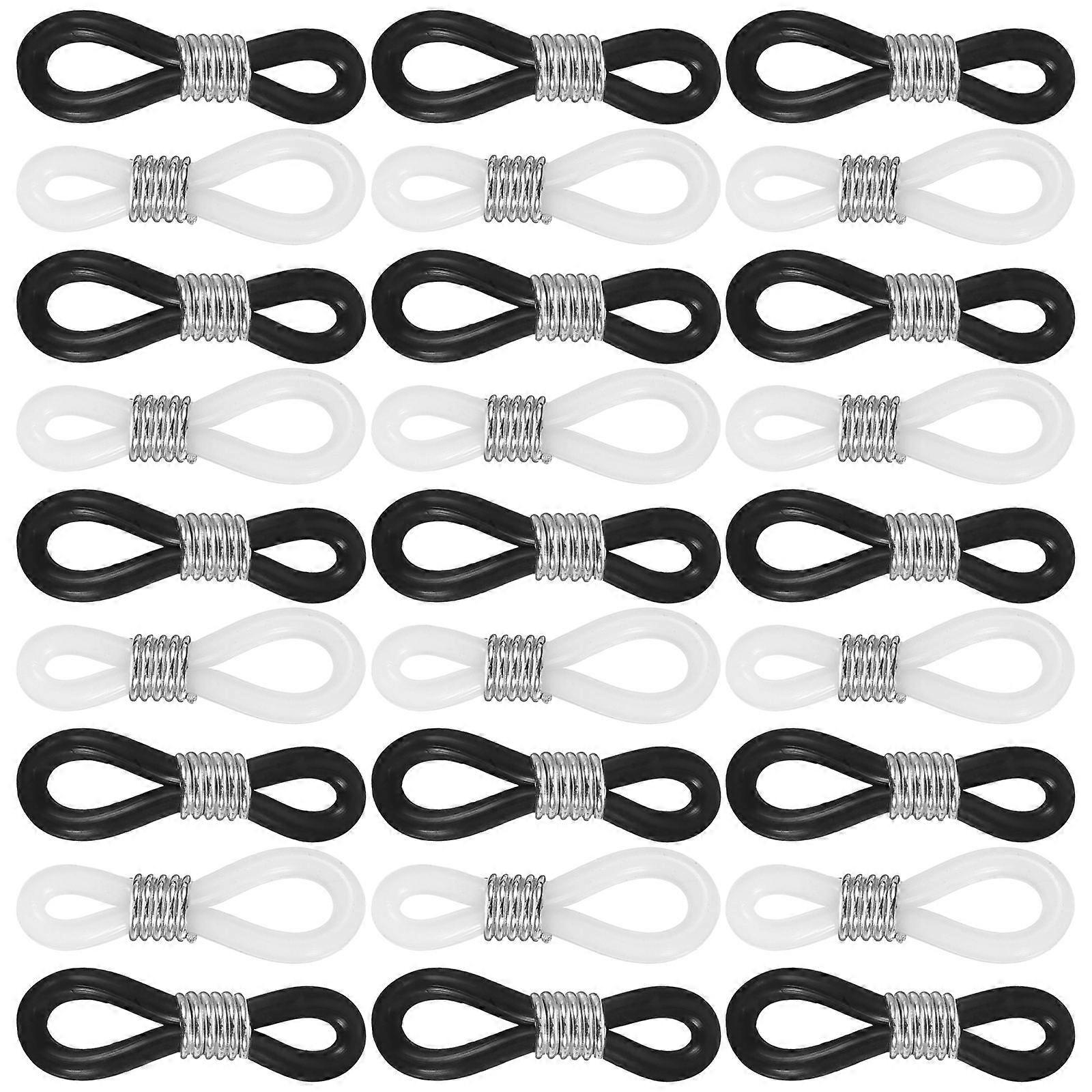 Silicone Eyeglass Chain Ends for Glasses Secure Hold 100Pcs Pack