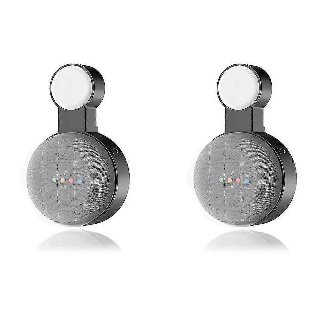 2Pcs Suitable compatible with Google Audio compatible with Google Nest Mini Wall Bracket Second Generation Socket Hanging Hanger Bracket-