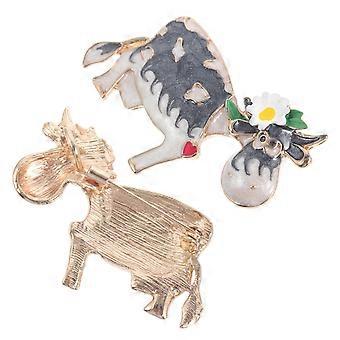 Broche de dibujos animados Broche de aleación Adorable Broche Decoración Accesorios de ropa