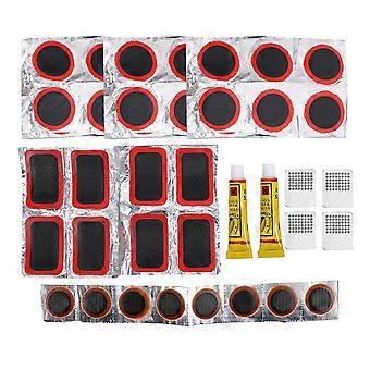 1 Set of Bicycle Repair Patches Bike Tire Lever Kit Road Bike Tire Repair Lever Tire Repair Patch Set