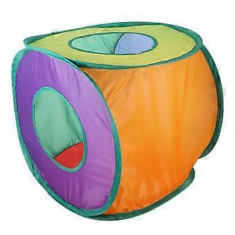 Pliable Cat Tunnel Jouet Chat Carré Tunnel Portable Cat Hiding Toy Pet Supplies