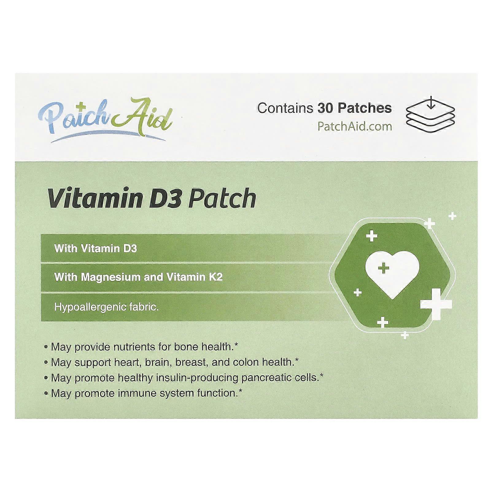 PatchAid, Vitamin D3 Patch, 30 Patches