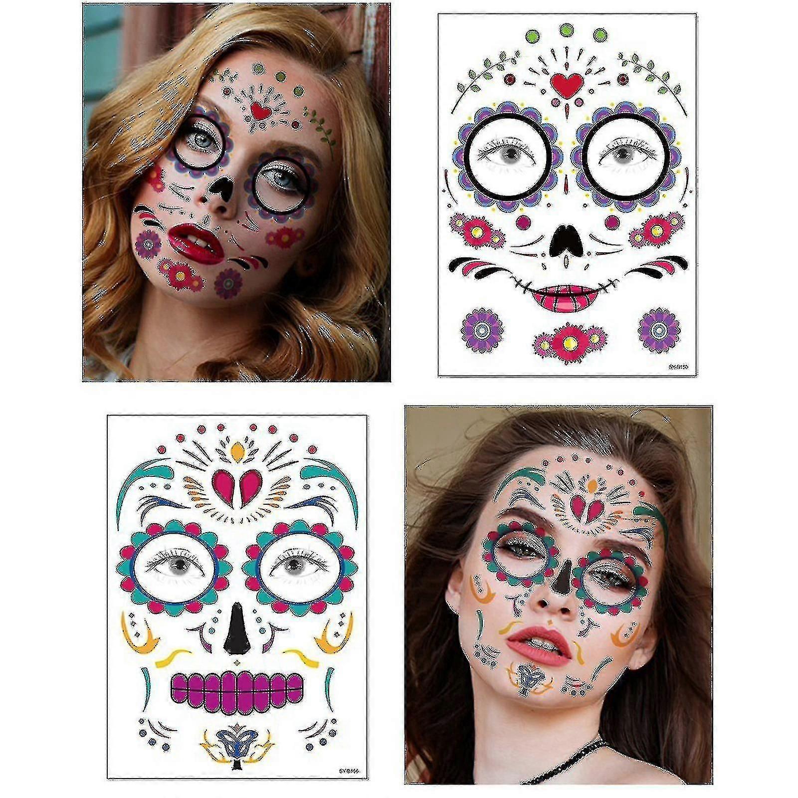Face Sticker Masquerade Makeup Temporary Face Sticker