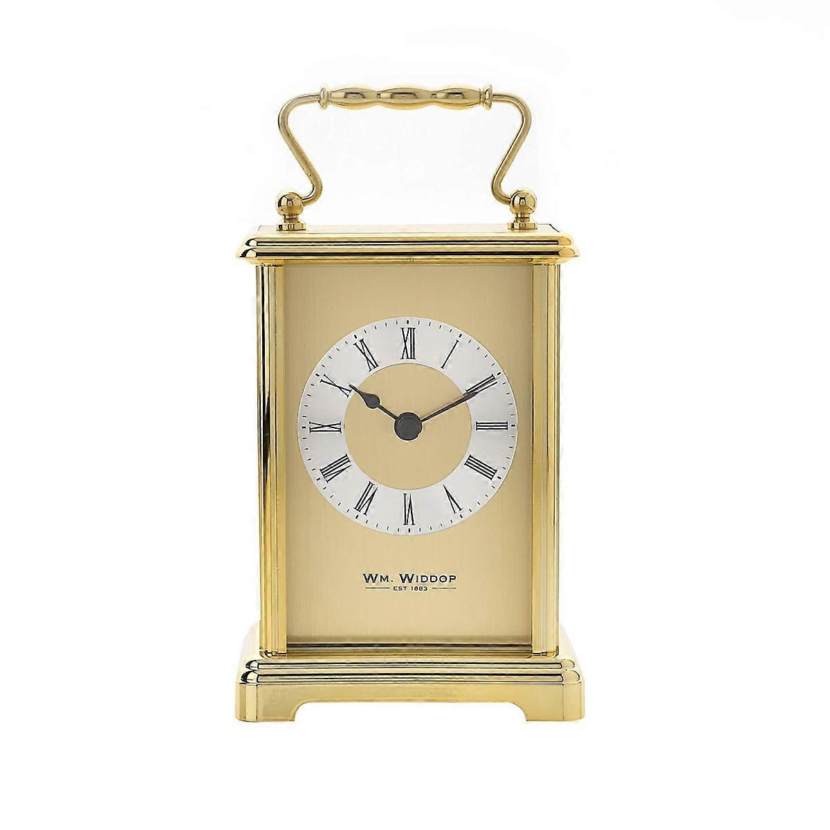 Widdop Gold Two Tone Carriage Clock