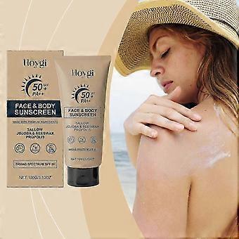 Hoygi refreshing protective cream - is not sticky for gentle and moisturizing outdoor protective cream with a light and thin texture daily care