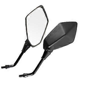 Universal Motorcycle Mirror Scooter E-Bike Rearview Mirrors Electromobile Back Side Convex Mirror 8mm 10mm Carbon Fiber Styling