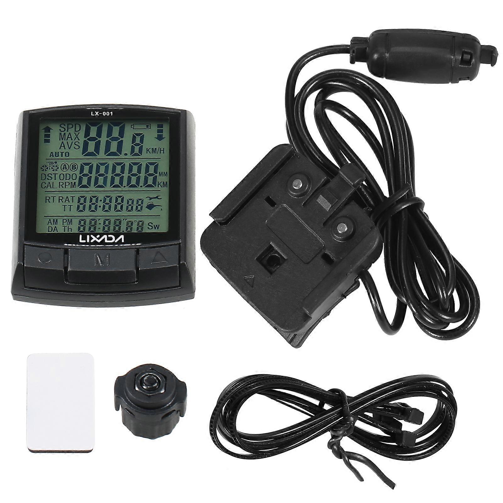 Lixada Bike Cycle Computer Speedometer Odometer Road Mountain