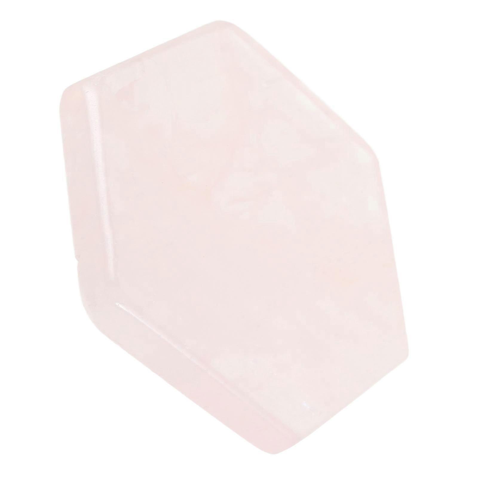 Pink Quartz Coasters Set, Heat Resistant Drink Coasters for Table Protection, 4 Pieces