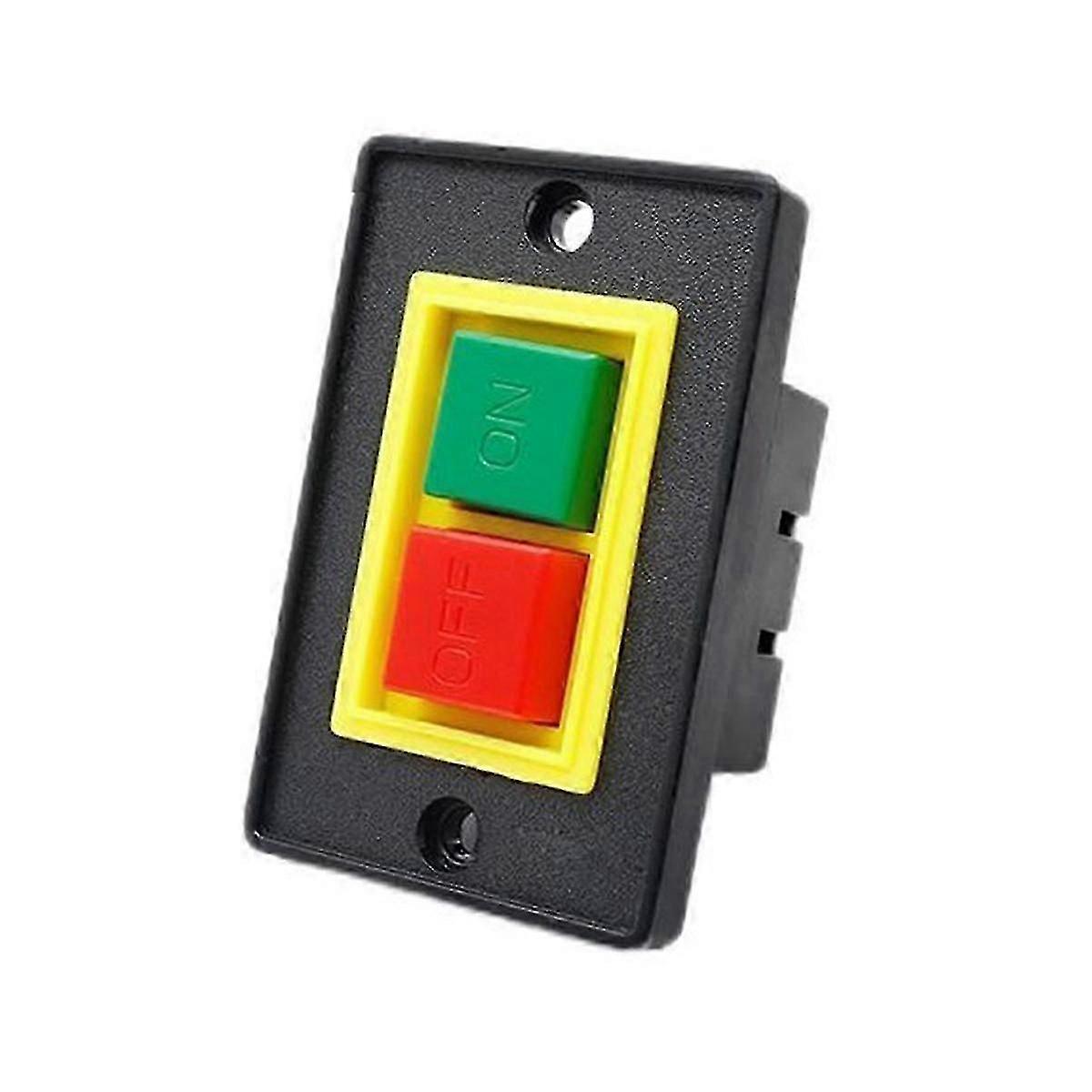 Control Button QCS1 Three-Phase Grinder Press Buckle Bench Drill Machine Tool Large Plate Stop Start Switch
