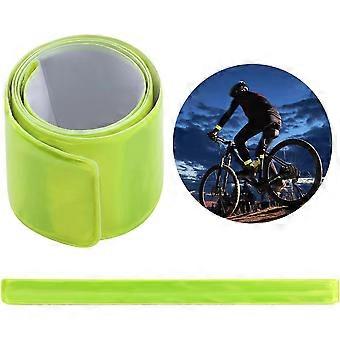 Reflektierende Armbänder, Sicherheitsarmbänder, reflektierende Laufbekleidung, hochsichtbare reflektierende PVC-Armbänder zum Radfahren, Laufen oder Joggen, Knöchel