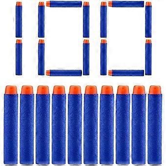 Refill Bullet Darts 100pcs Foam Premium Bullets Ammo Pack Compatible With Nerf N-strike Modulus Elite Series Blasters, Blue