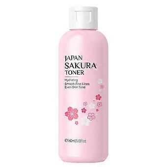 Tônico facial hidratante de flor de cerejeira com essência de caracol para hidratação profunda e pele macia, 160ml