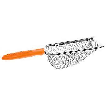 Orange Cat Litter Scoop Stainless Steel for Home Cleaning