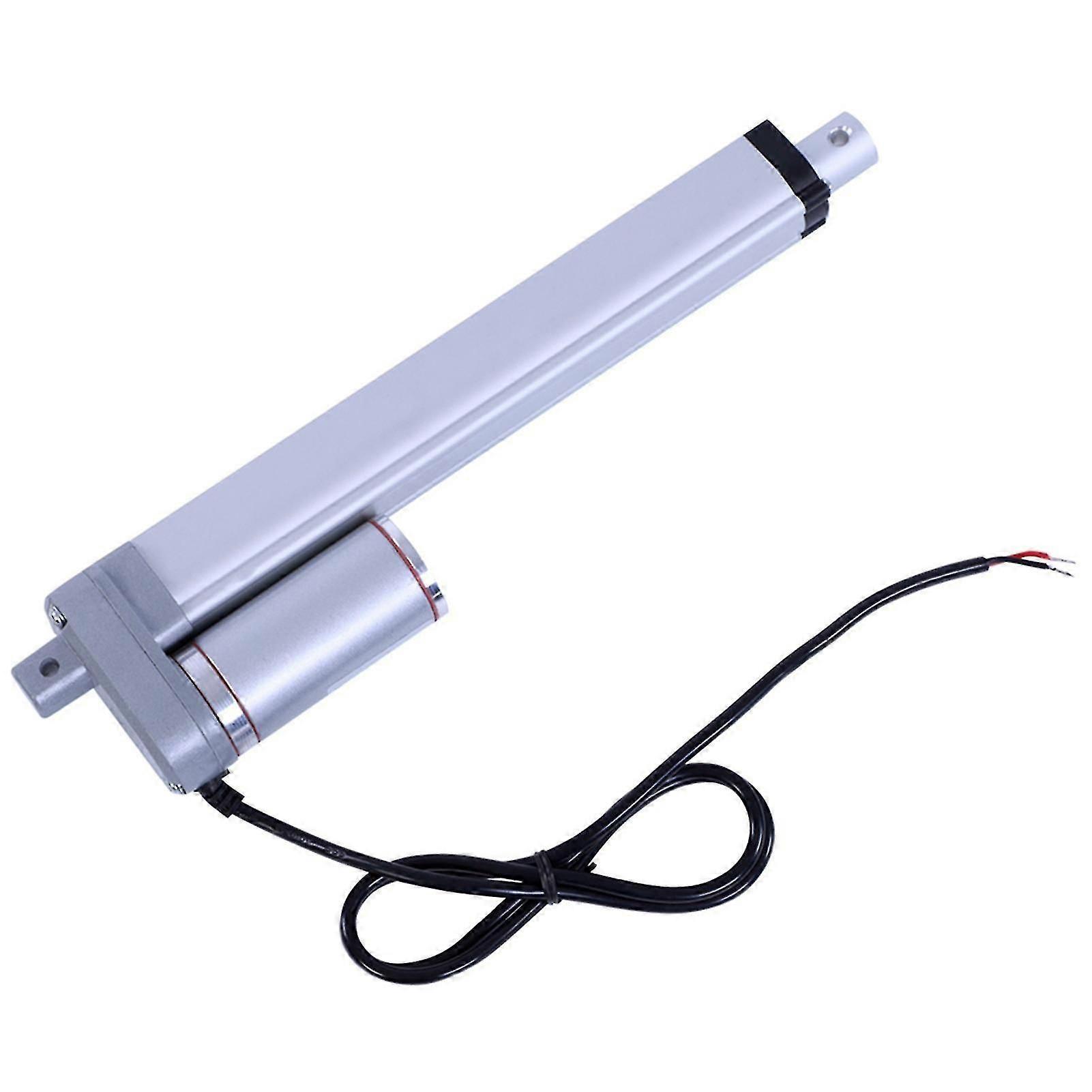 12V Linear Actuator with 1500N Force, Stroke 200-750mm, Adjustable Bracket