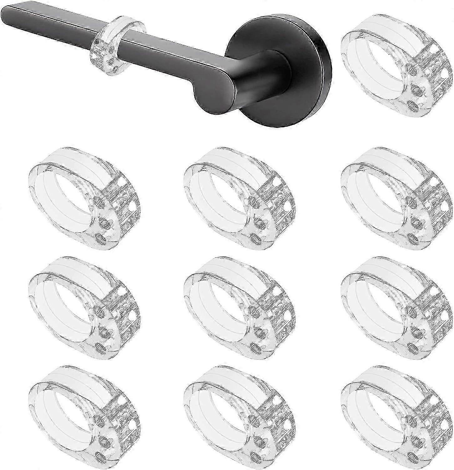 10 door handle bumpers (transparent)