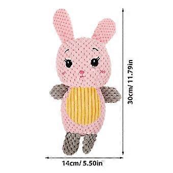 Chewing Toy Plush Rabbit Interactive Dog Toy for Playing