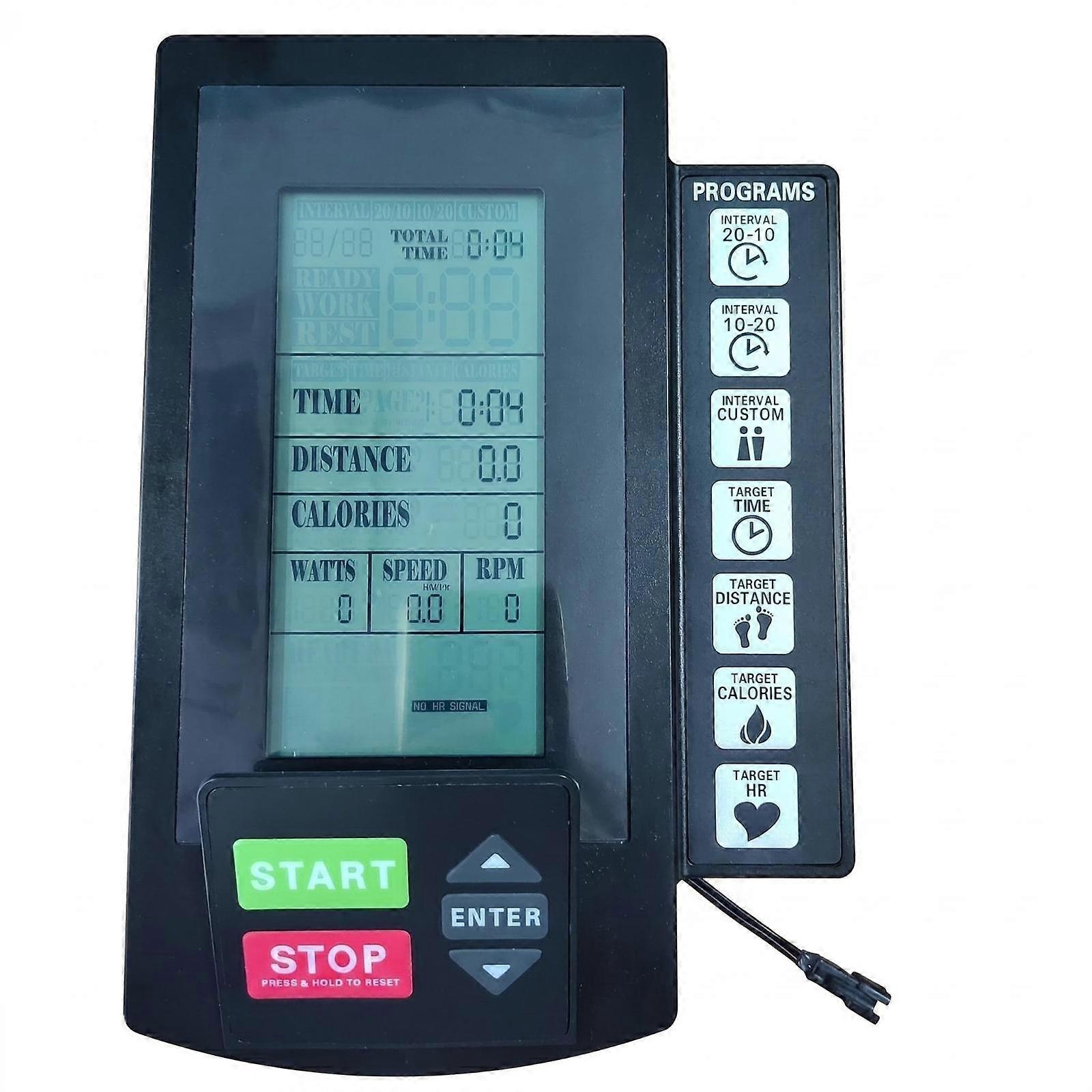Exercise Panel Speed Tracking Stationary Digital Display Screen Fitness Meter