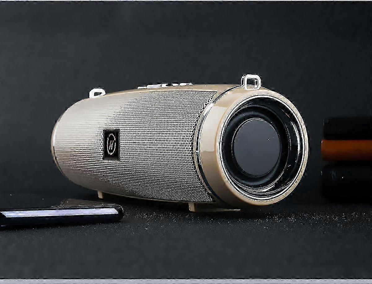 Mini Bluetooth Speaker Portable Wireless Outdoor Gold Gift
