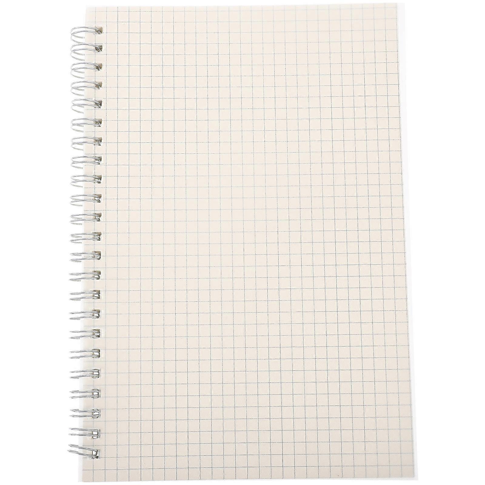 White Spiral Notebook for Writing Use 1 Multi-Function Grid Notepad