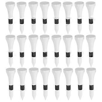 Tees de golfe de madeira para uso no golfe, 50 peças, reutilizáveis, reduzem o atrito, acessórios de prática.