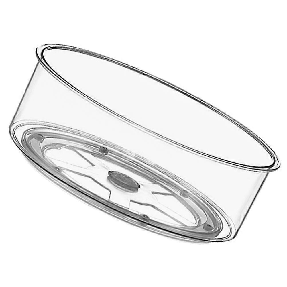 Rotating Storage Rack Kitchen Spice Organizer with Transparent Acrylic Material