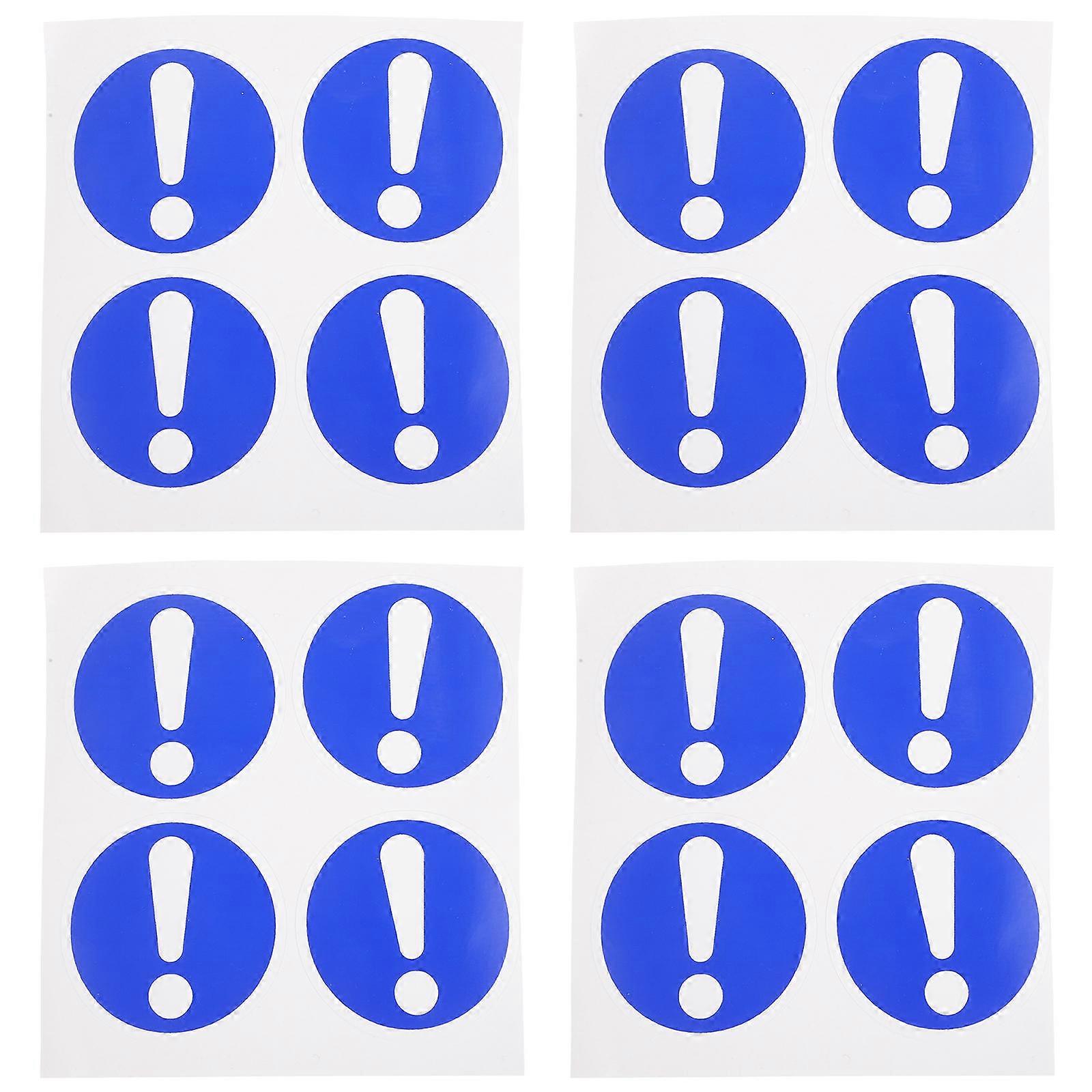 Machine Warning Decals Warning Stickers for Safety Use 4Pcs Pack