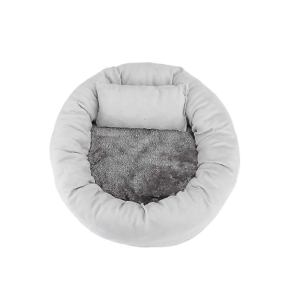 Breathable Plush Pet Bed Round