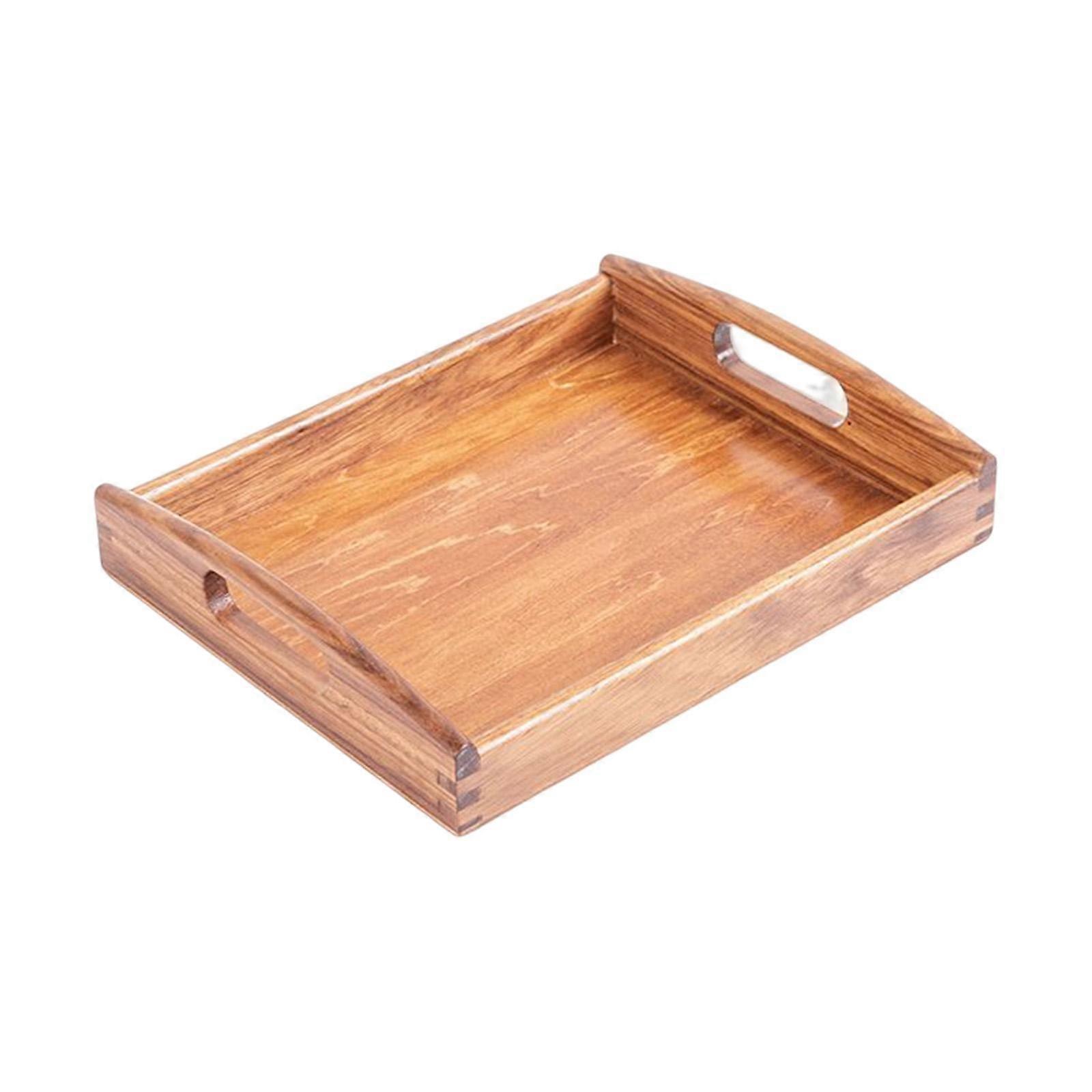 Rectangular Table Organizer Tray Wedding Gift Kitchen Serving Tray for Dinner