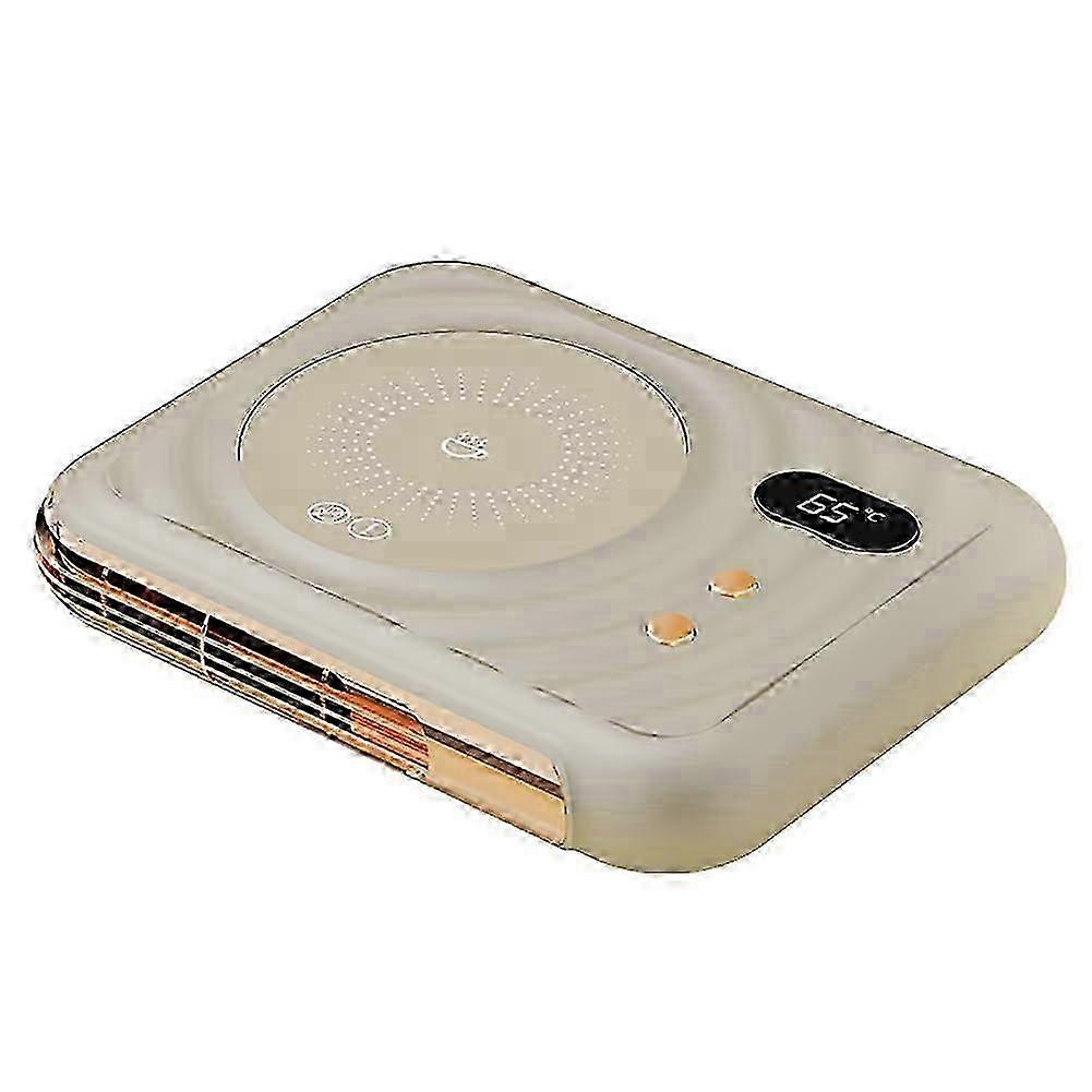 3-Setting Dual-Heat Mug Warmer Compact