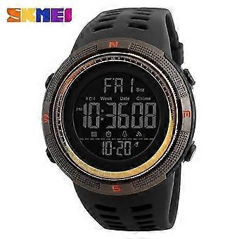 Reloj digital multifunción, cronógrafo, resistente al agua hasta 5 ATM, estilo deportivo para hombre.