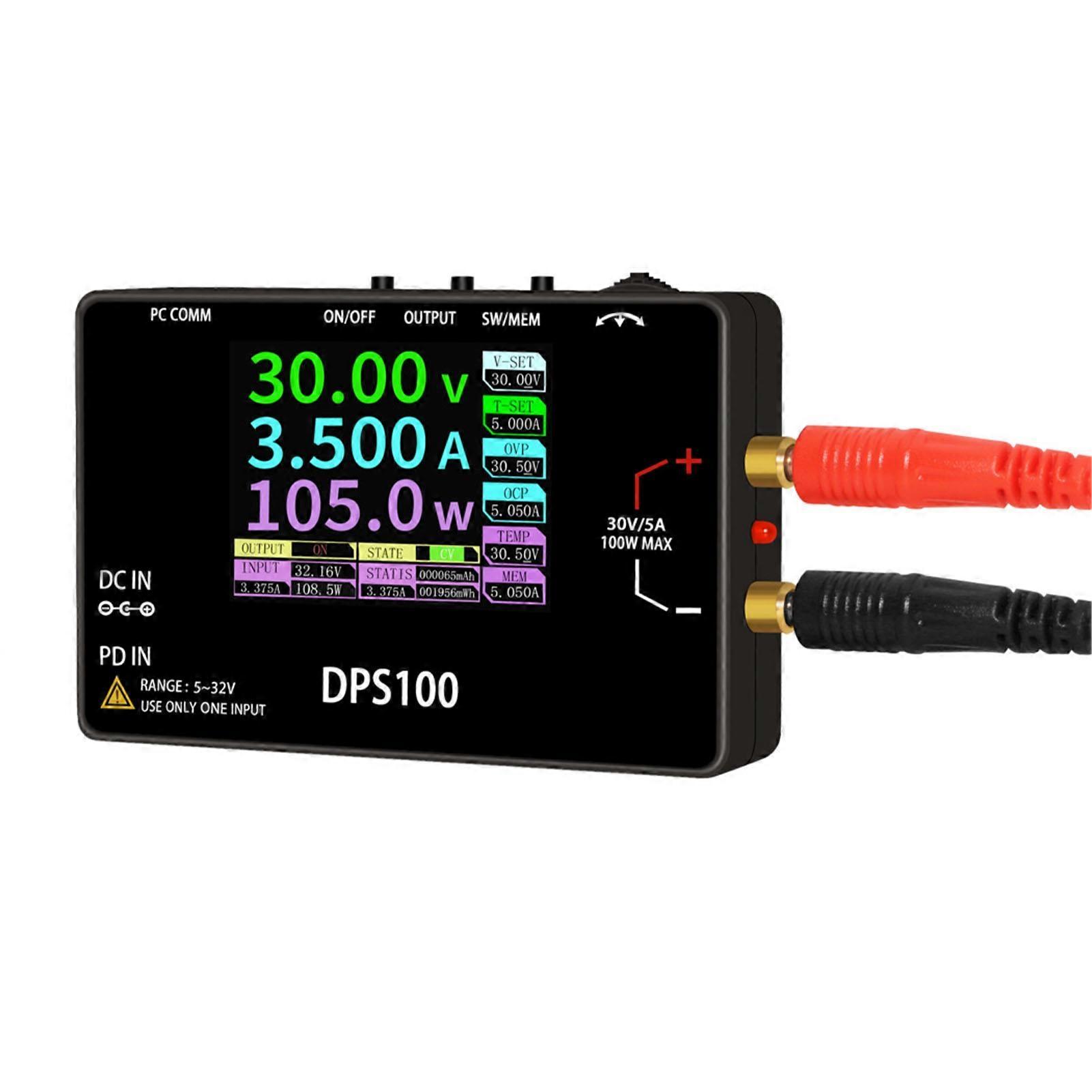DPS100 100W DC Adjustable Power Supply Portable 30V 5A Programmable Variable Power Supply