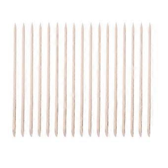Double Ended Wooden Cuticle Pusher Stick for Manicure, Nail Surface Shaping, Dead Skin Removal, Travel and Professional Use, 200 Pcs_lyu
