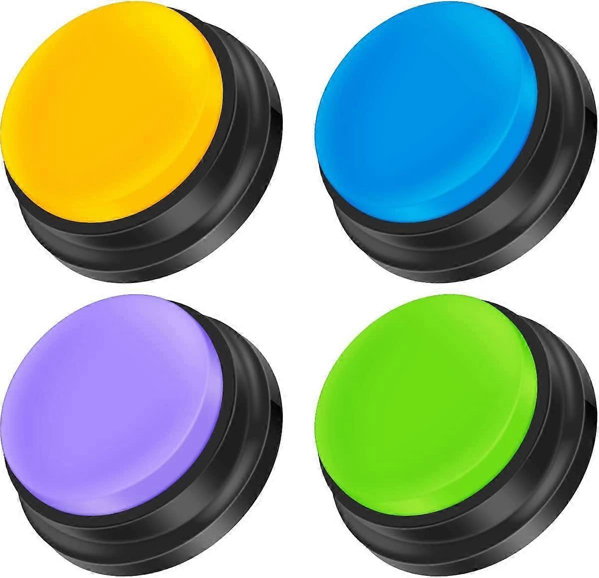 4 Pcs Dog Button Pet Communication 505.
